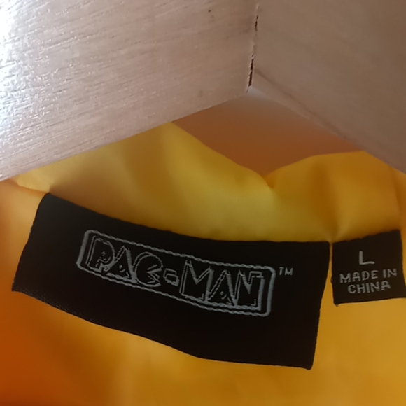 PAC-MAN HOODIE/WINDBREAKER JACKET MENS SIZE L - Picture 8 of 16